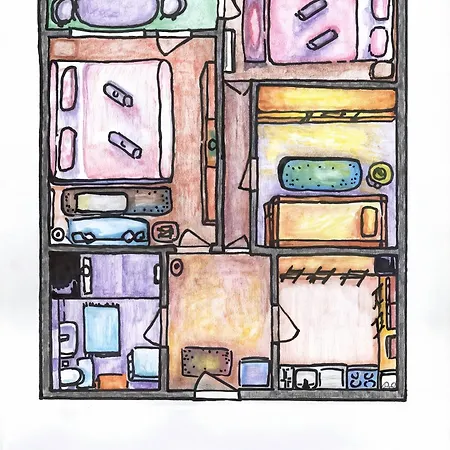 Lägenhet - Zen Haven Luxurious 3-room Japanese-themed With King-size Beds, Balcony, Bamboo Accents, Entertainment Galore & Private Parking - Near Airport & Train Station - *