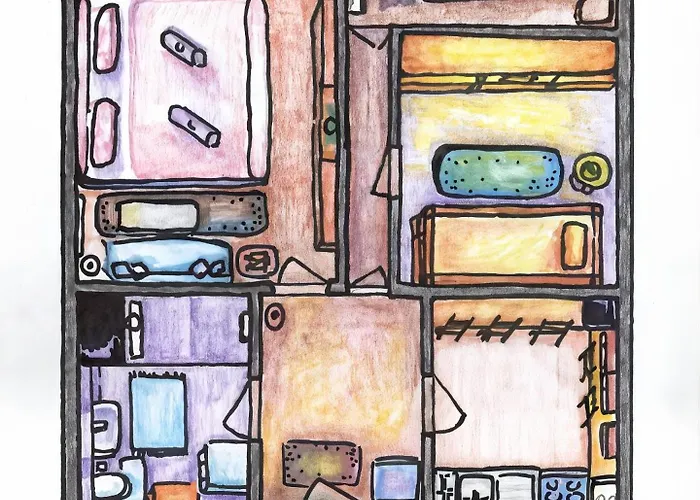 Lejlighed - Zen Haven Luxurious 3-room Japanese-themed With King-size Beds, Balcony, Bamboo Accents, Entertainment Galore & Private Parking - Near Airport & Train Station - *